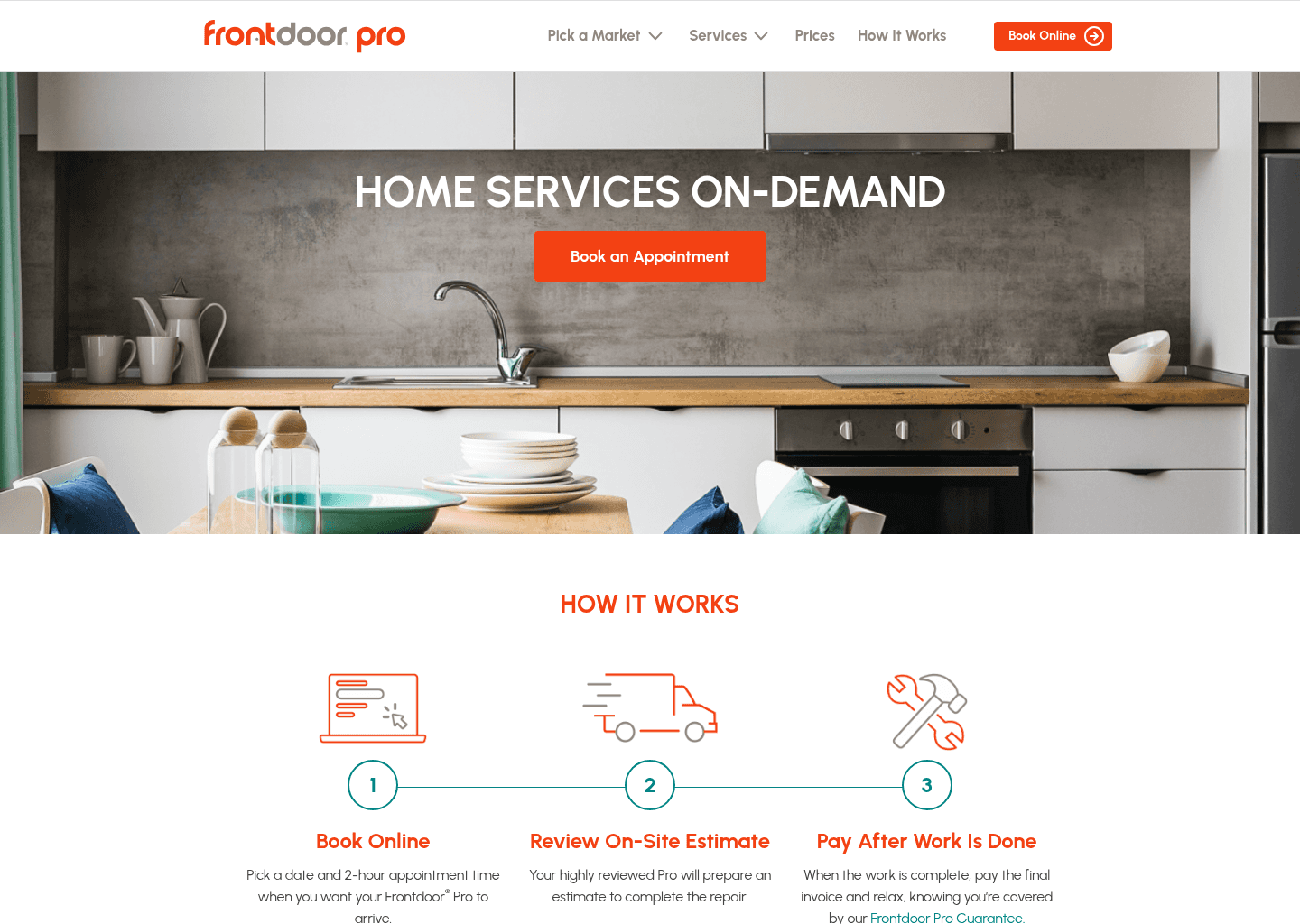 American Home Shield ProConnect website screenshot