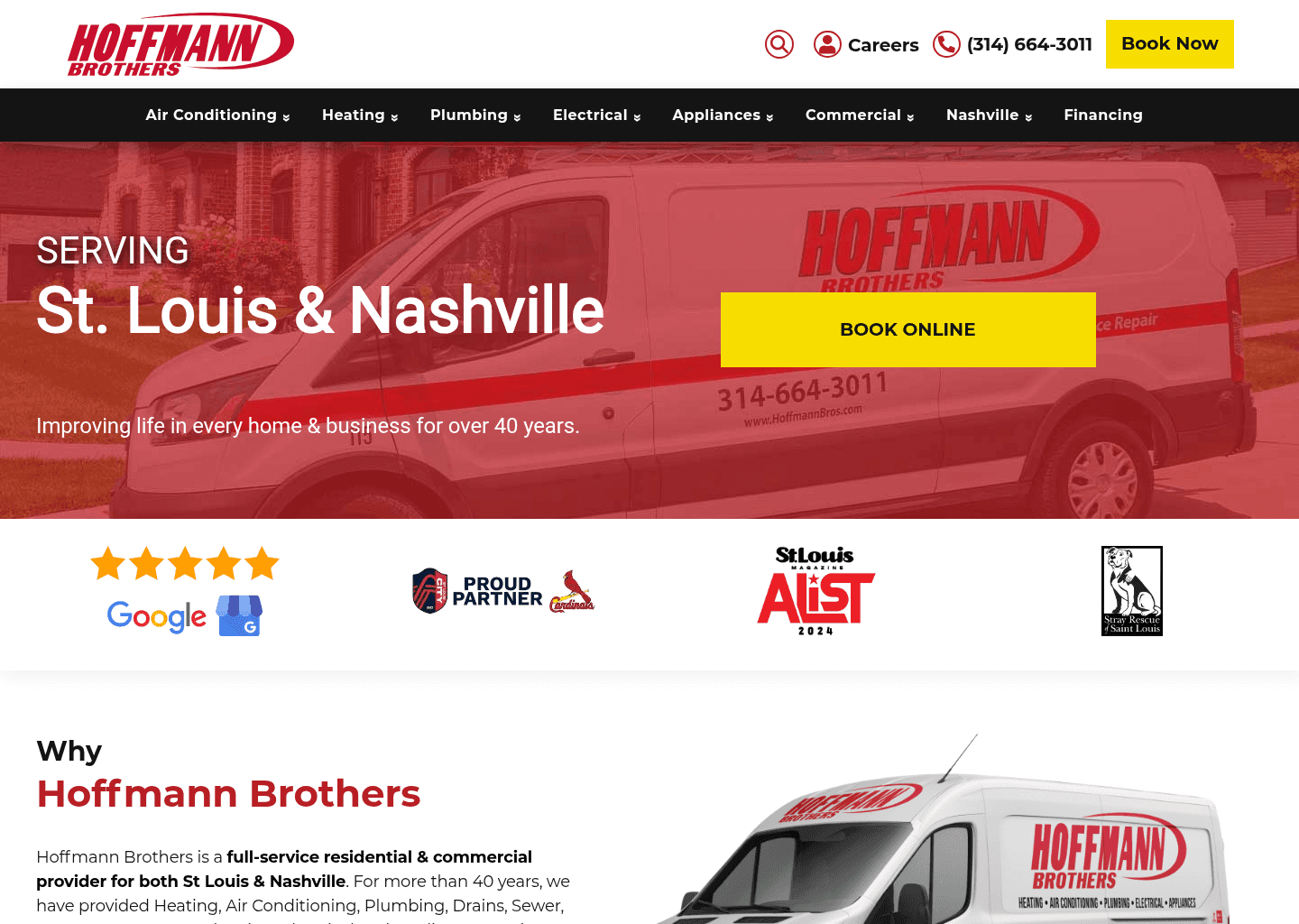 Hoffmann Brothers website screenshot