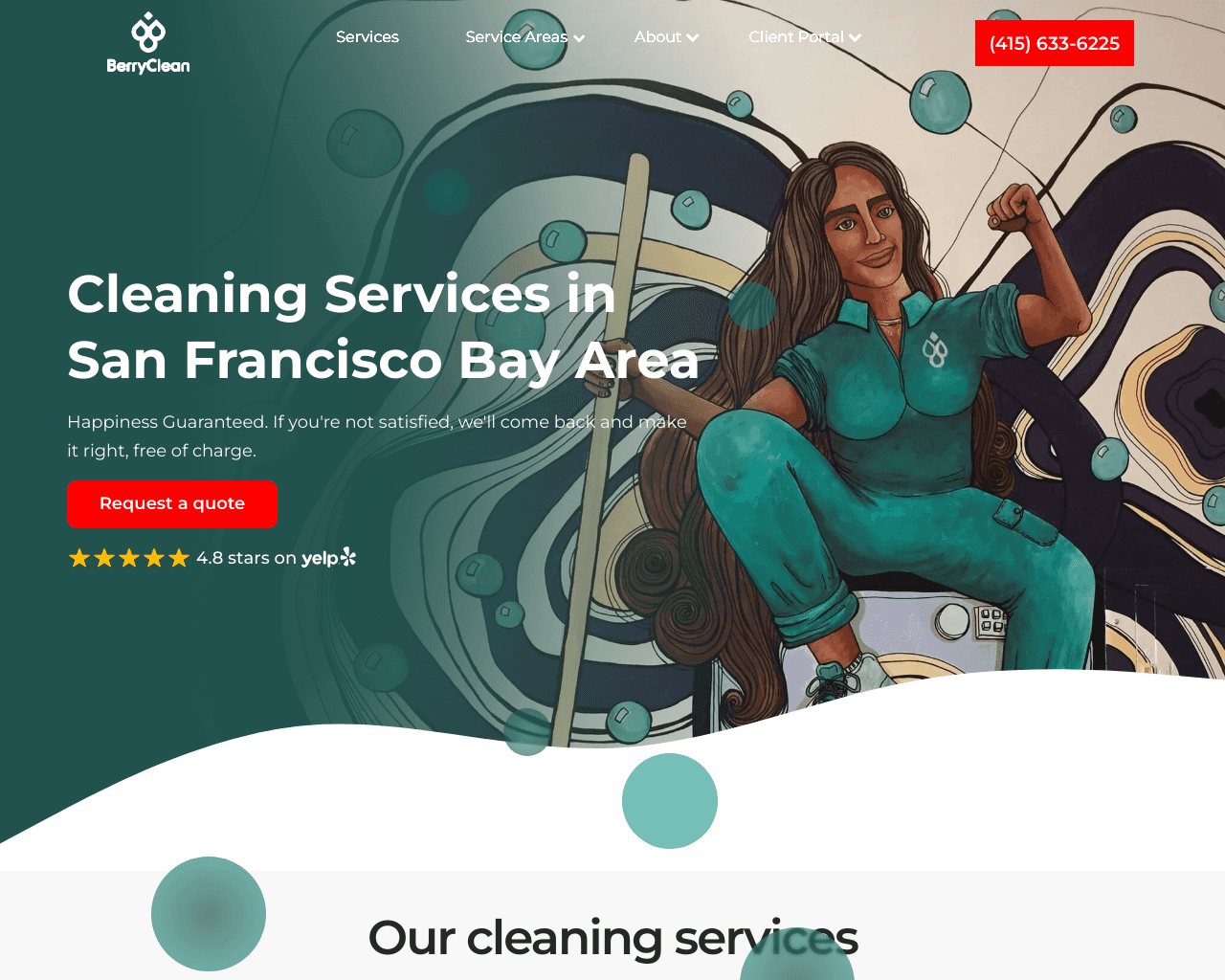 BerryClean website screenshot